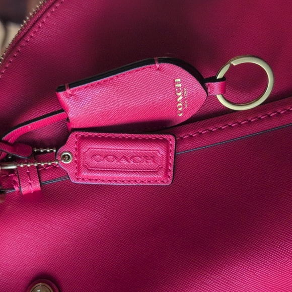 Coach Peyton Cora Red Dome Satchel. EUC - Picture 9 of 9